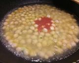 A picture of step 3 of Chickpea and mussel soup with homemade croutons.