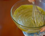 A picture of step 13 of No-Bake! Matcha Chocolate Cheesecake.
