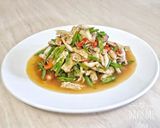 Foto langkah ke 3 dari resep 181. Tumis Jamur Tempe Kacang Panjang.