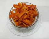 A picture of step 4 of Instant carrot pickle.