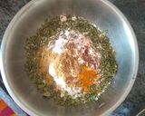 A picture of step 1 of Kasuri Methi Paratha.