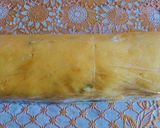 A picture of step 4 of Causa Rellena with Tuna Chunks.