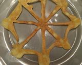 Halloweeni pókháló amerikai palacsintából recept fázis 8 fotója