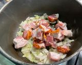 A picture of step 9 of Country Soup with Leeks, Carrots, Potatoes, and Bacon.