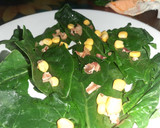 Foto del paso 5 de la receta: Ensalada de espinacas con tocino