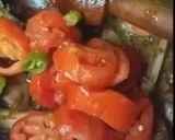 A picture of step 3 of Achar gosht.