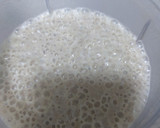 A picture of step 1 of Dates and almond shake.