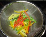 वेजटेबल्स बंडल्स इन स्वीट एंड सावर सॉस -नो अनियन -नो गार्लिक#sabzi#grand#post 2 रेसिपी चरण 2 फोटो