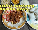 Foto langkah ke 5 dari resep Tahu lontong bumbu petis.