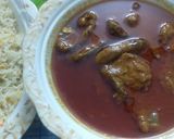 A picture of step 5 of Shan qorma.