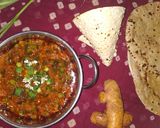A picture of step 10 of Raw Turmeric Sabzi.