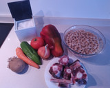 Foto del paso 1 de la receta: Garbanzos con rabo de ternera
