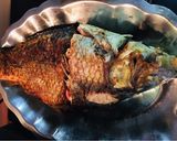 Hình bước làm 1 của món Cá chép om dưa