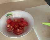 Foto del paso 1 de la receta: Ensalada de aguacate, tomate, pepino y anchoas