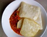A picture of step 3 of Fried yam and sauce.