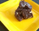 A picture of step 6 of Chocolate almond Barfi.