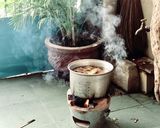 Hình bước làm 1 của món Thịt kho măng
