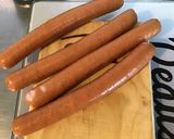 Une image de l'étape 5 de Saucisses fumées gratinées pecorino, persil et tête de moine.