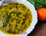 A picture of step 7 of Palak dal.