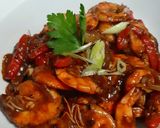 Foto langkah ke 5 dari resep Udang saus barbeque lada hitam.