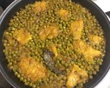 Foto del paso 6 de la receta Merluza con guisantes en amarillo 🐟