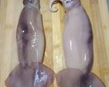 小黃瓜炒中卷的食譜步驟1照片