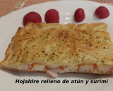 Foto del paso 13 de la receta: Hojaldre relleno de atún y surimi