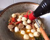 Foto langkah ke 5 dari resep Oseng Tauge Bakso Puyuh.
