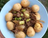 Foto langkah ke 7 dari resep Beef Slices Teriyaki dan Telur Puyuh.