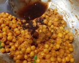 A picture of step 6 of Matar ko achaar (Nepali style with sesame and tamarind).