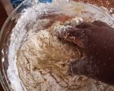 A picture of step 2 of Coconuts doughnuts.
