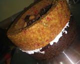 A picture of step 3 of Chocolate inside surprise cake.