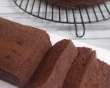 Foto langkah ke 8 dari resep Chocolate Sponge Cake Kukus (base cake ultah).