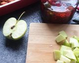 A picture of step 1 of Foul Moudammas with Green Apple.