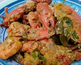 Foto langkah ke 7 dari resep Kepiting Mercon (Saos kari pedas-modified).