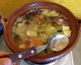 A picture of step 4 of Chicken and Vegetable Soup 🍲😻.