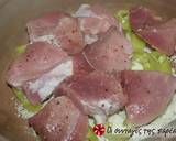 Pork with kefalotyri and peppers recipe step 3 photo