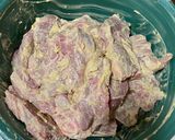 Foto langkah ke 1 dari resep Tachin Iranian Dish (Masakan Iran Nasi Kambing yogurt).