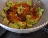A picture of step 3 of Matar Dal Cucumber Curry.