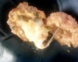 A picture of step 2 of Cheese Rice ball.