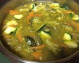 Foto del paso 2 de la receta Arroz meloso de habas, zanahoria, calabacín y brócoli