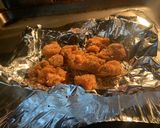 A picture of step 4 of Air fry chicken tots.