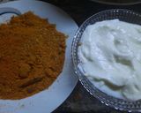A picture of step 4 of Chicken Aalo Biryani.
