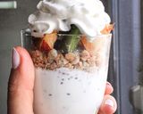 A picture of step 1 of Fitness Glass Yoghurt -Diet Dessert.