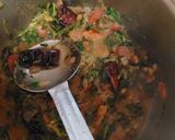A picture of step 3 of Methi daal.