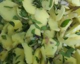 A picture of step 1 of Bhajia # deep fried snack #.
