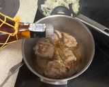 Foto del paso 4 de la receta Solomillo con reducción de coñac y salsa de almendras