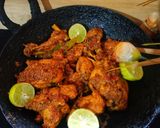 A picture of step 7 of Balochi Tikka.