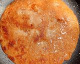 A picture of step 3 of Paratha roll without kneading dough.