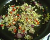 A picture of step 2 of Sarson Da Saag.